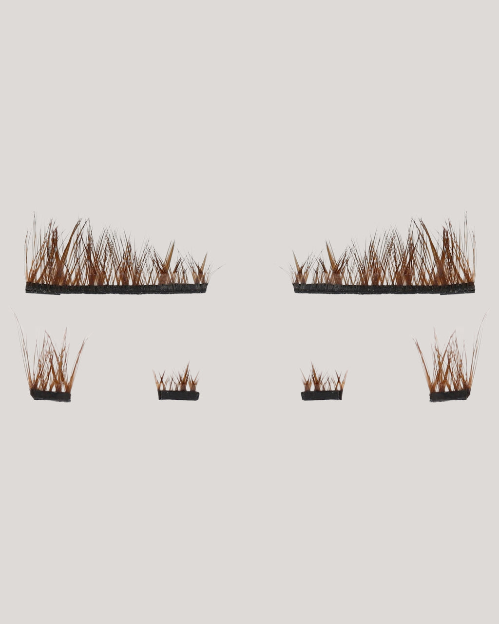 Naturel marron - Faux cils magnétiques
