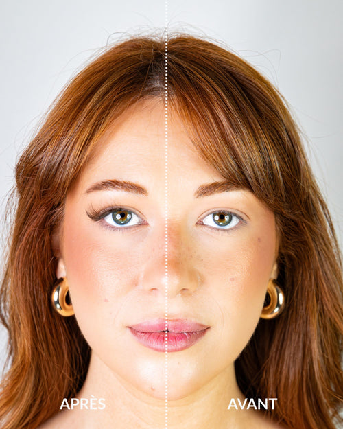 Oeil de biche marron - Faux cils magnétiques