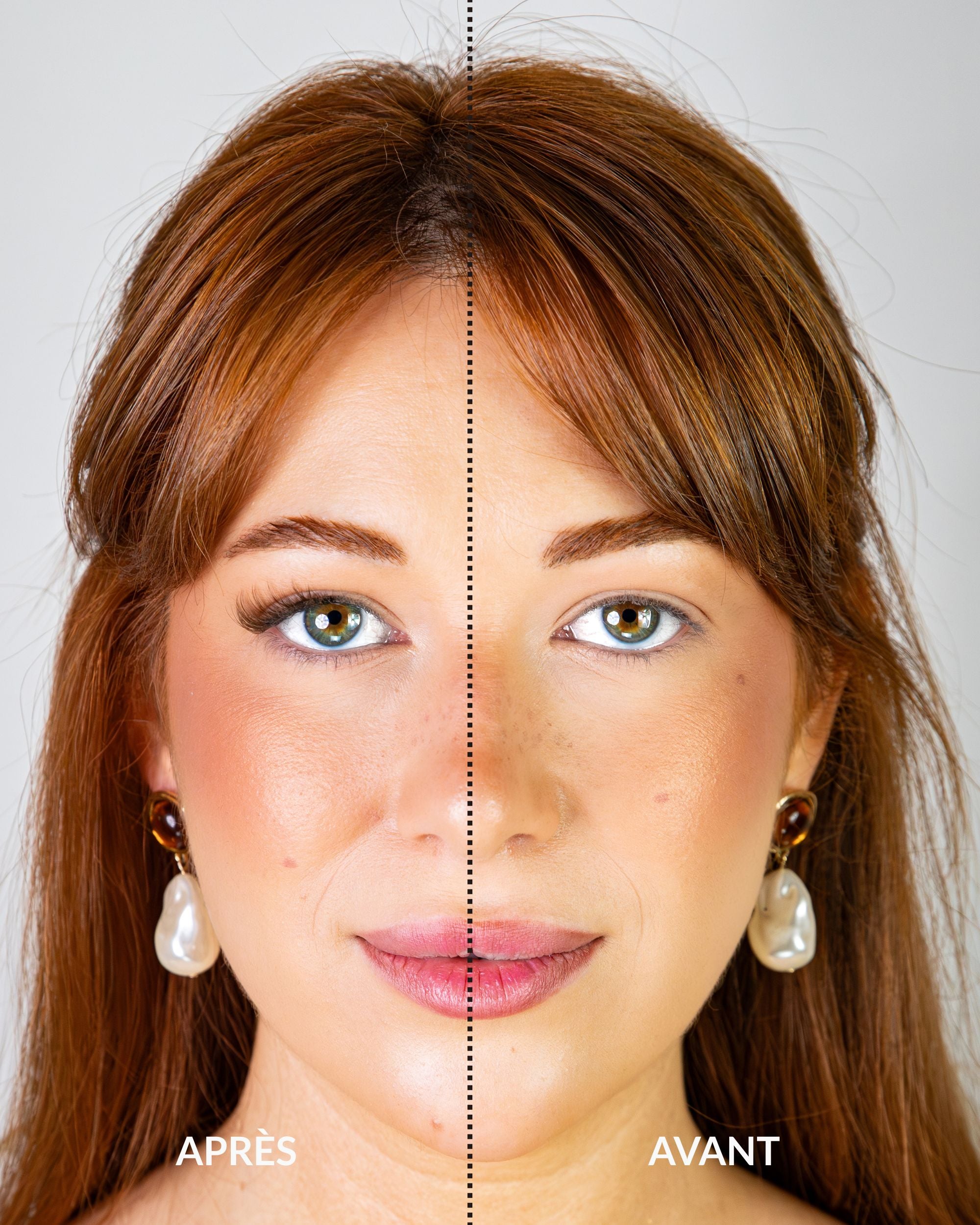 Naturel marron - Faux cils magnétiques