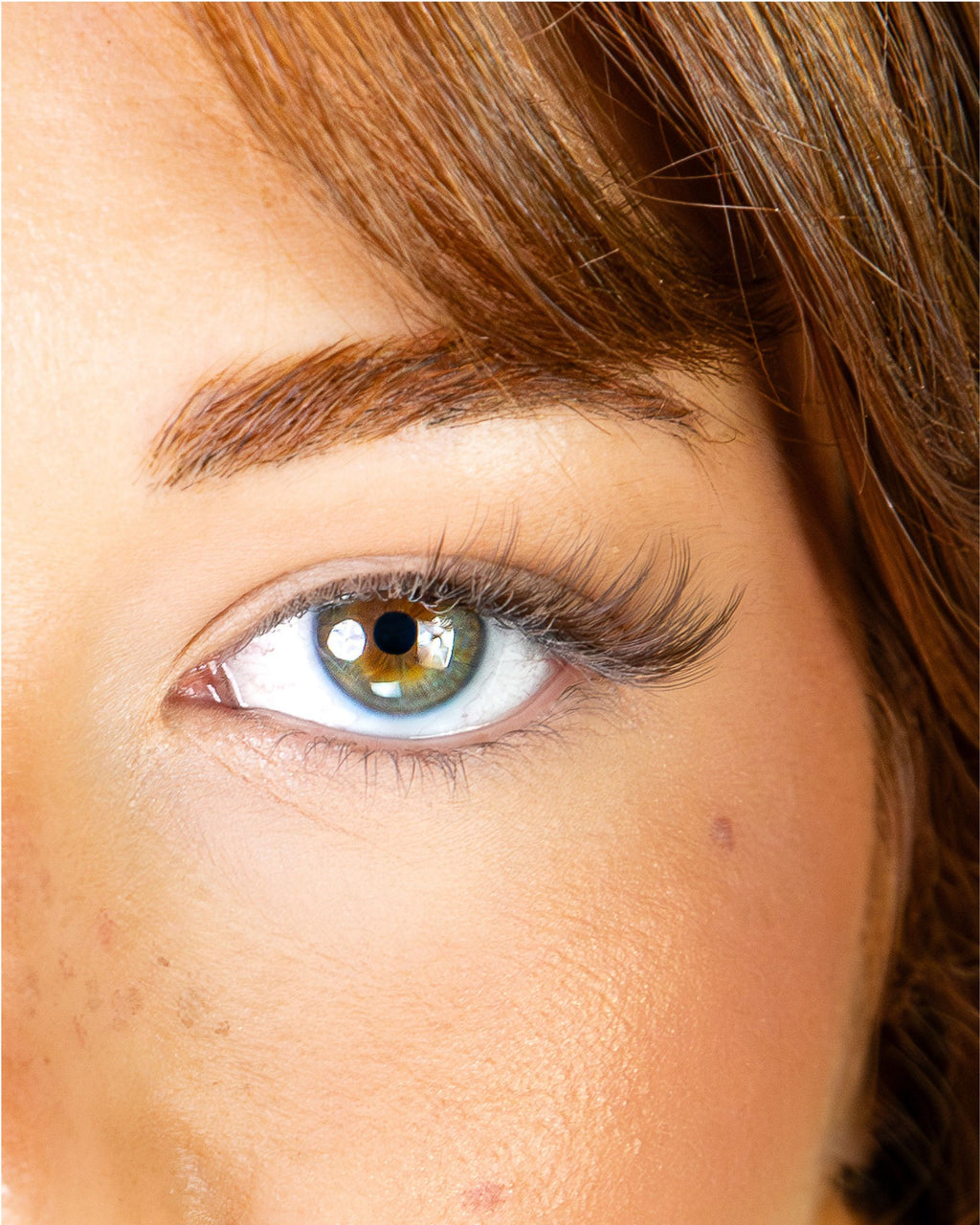 Yeux de biche marron - Faux cils magnétiques