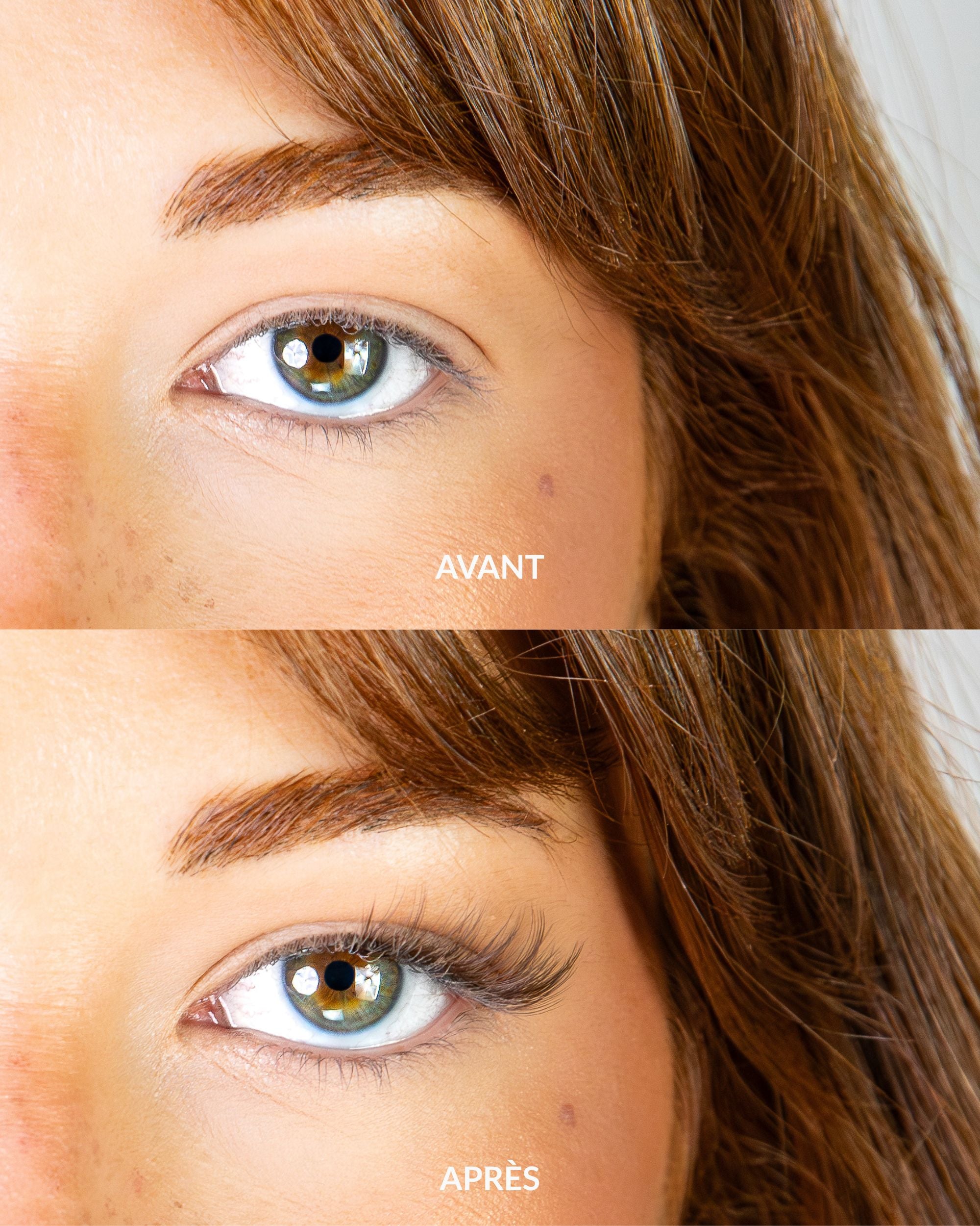 Yeux de biche marron - Faux cils magnétiques