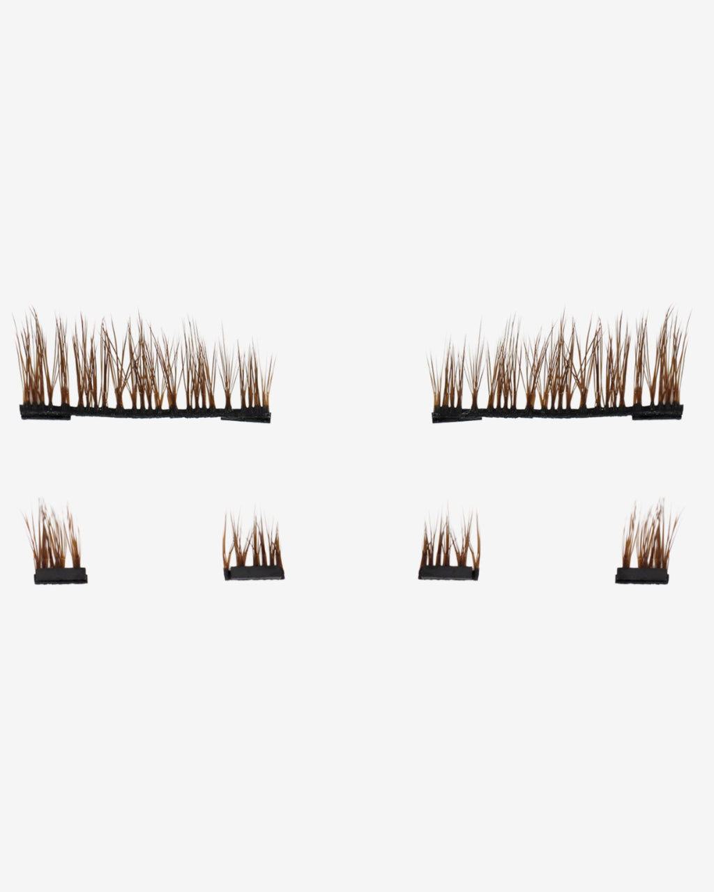 Yeux de biche marron - Faux cils magnétiques