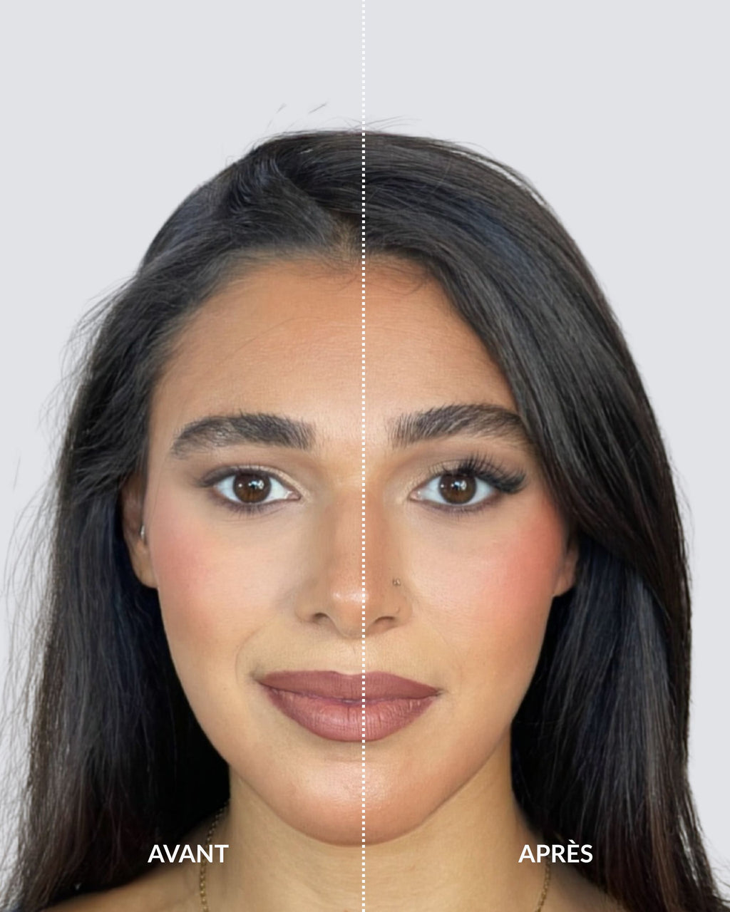 Yeux de biche noir - Faux-cils magnétiques