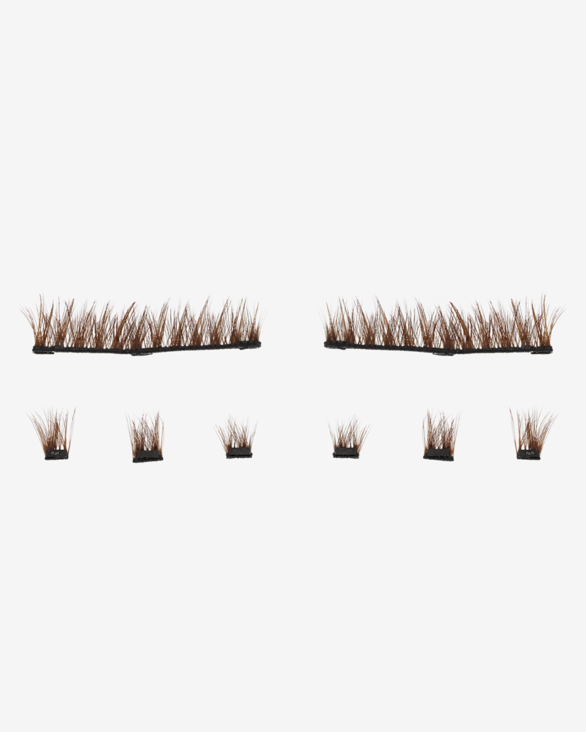 Glamour marron - Faux-cils magnétiques