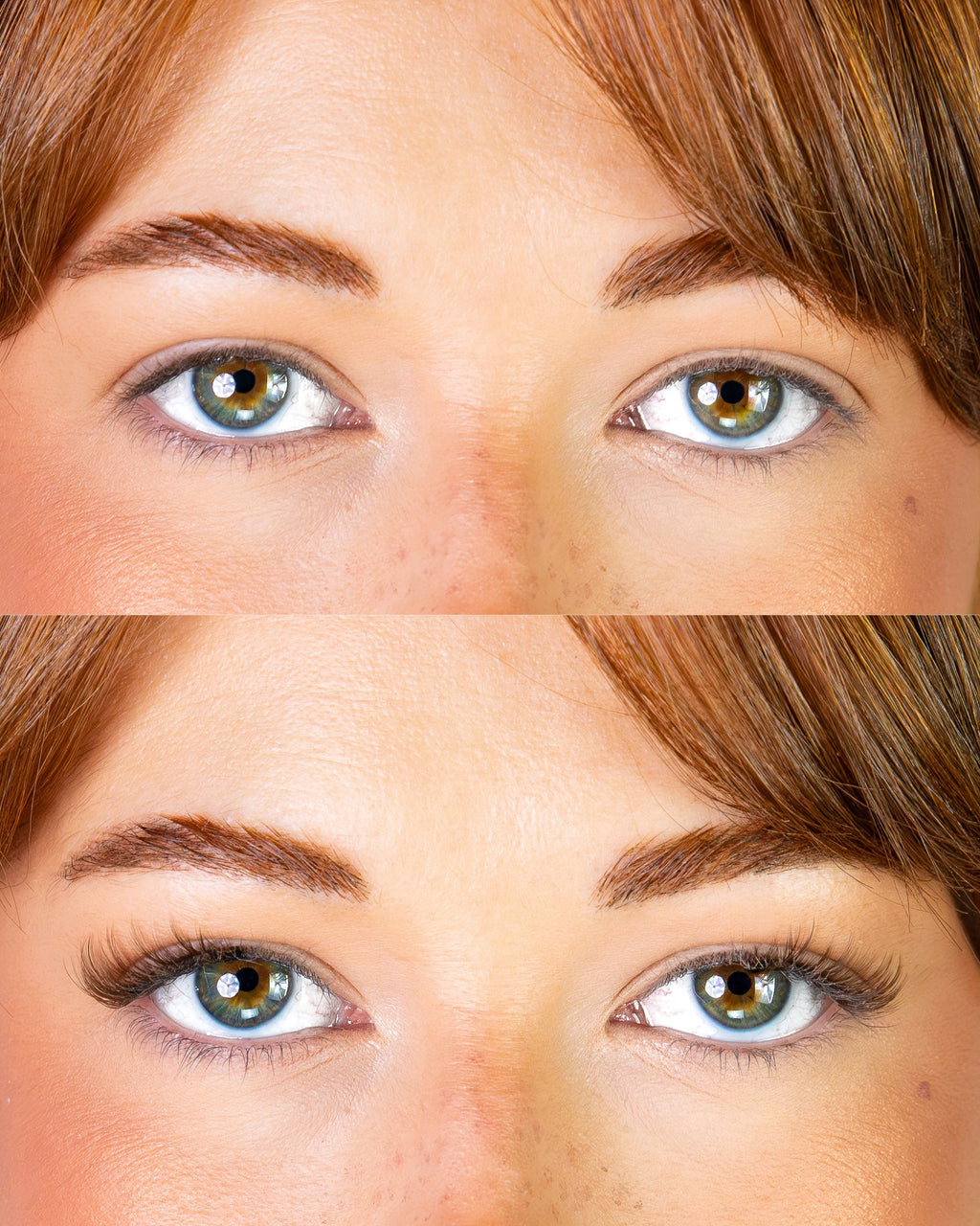 Naturel marron - Faux cils magnétiques