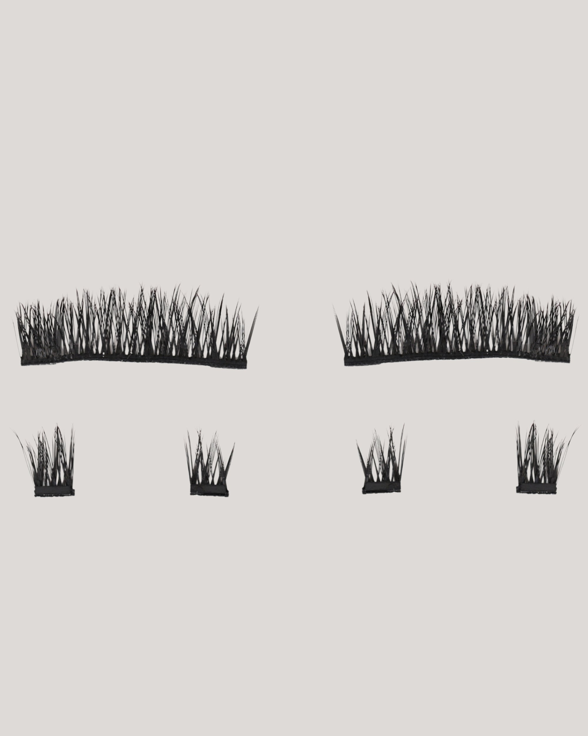 Oeil de biche noir - Faux cils magnétiques