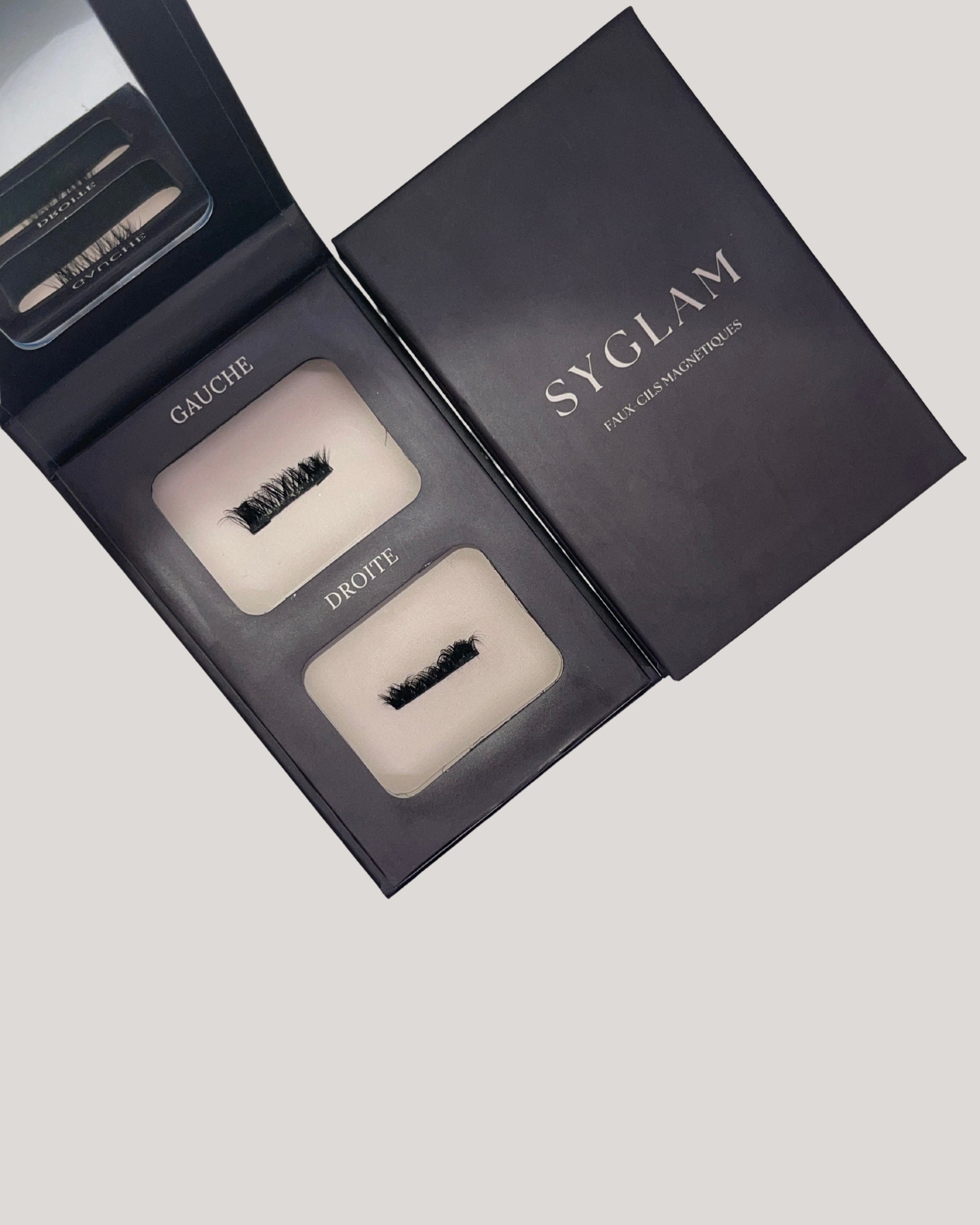 Oeil glamour noir - Faux cils magnétiques