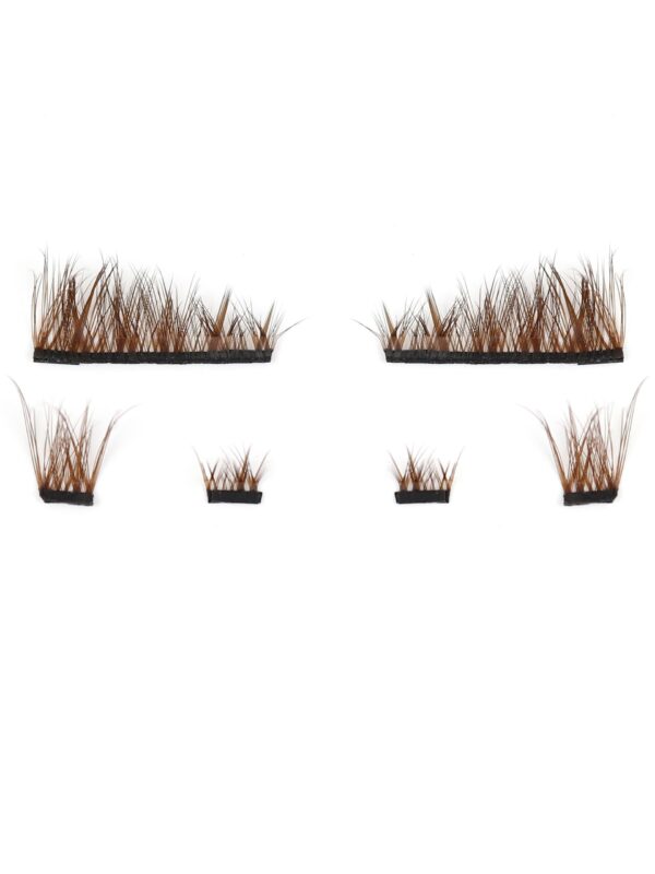 Faux cils magnétiques – Oeil de biche marron – Image 2