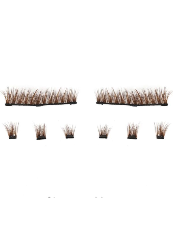 Faux cils magnétiques – Glamour marron – Image 2